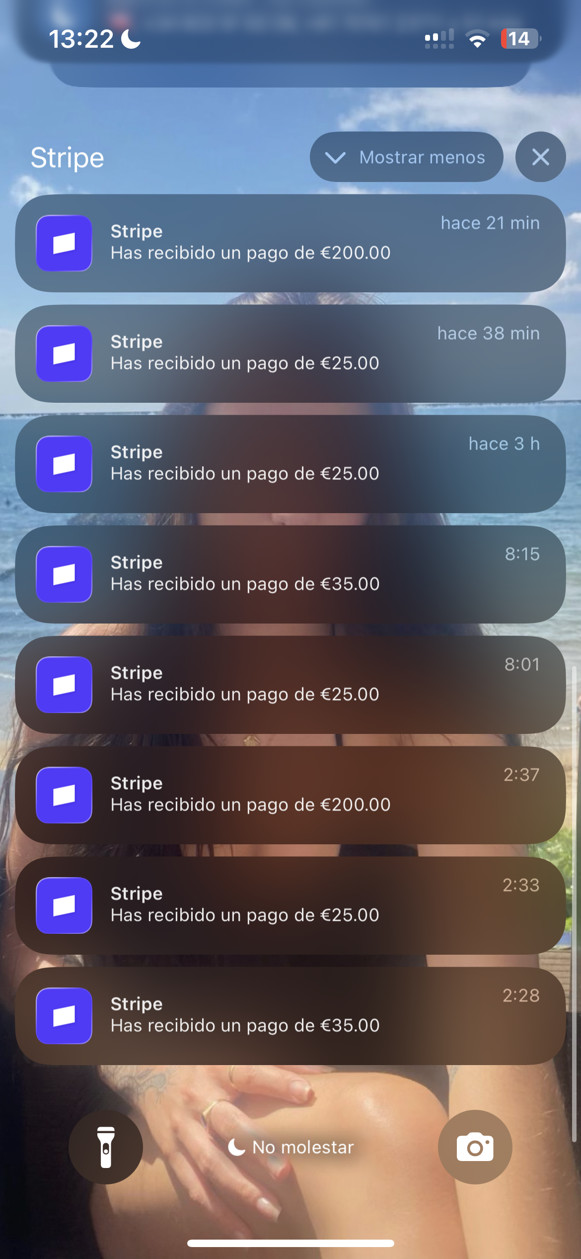 Pagos recibidos directamente